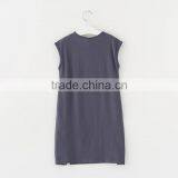 Korean Dresses New Fashion Lady and Girls Combed Cotton Long Dress thumbnail-4