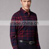 Egyptian Cotton Plaid Men Shirt SHL103 thumbnail-2