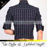 Professionally Offer Long Sleeve Black Ready Made Cotton Mens Casual Shirt 2014 New Style thumbnail-2