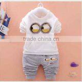 3PCS Baby Boys Girls Clothing Set Long Sleeve Shirt Pants Vest Hoodie thumbnail-3