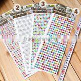 Wholesale Custom Diy Self Adhesive Back Glue Acrylic Rhinestone Sticker thumbnail-2