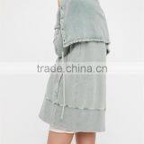 Oversized Collar Cardigan With Button Closures Long Sleeve Oem Modern Design thumbnail-3