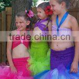 Handmade Girls Crocheted Mermaid Tail Dress thumbnail-3