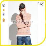 2017 Spring Causual Long Sleeve Plain Dyed Blank 220g 100% Cotton Custom Logo Men Gym Pullover Hoodie thumbnail-1