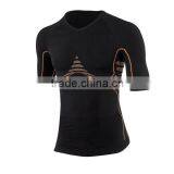 Mens Short Sleeve Spandex Compression Shirt thumbnail-1