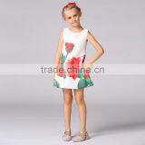 Ready Stock Kids Frock Design Dress One Piece Girls Party Dress Floral Printed Girls Princess Dress L-113 thumbnail-1