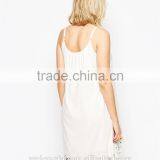 Cami Top Embroidery Midi Maternity Dress Fashion Dress Maternity Clothing thumbnail-4