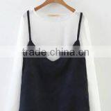 Runwaylover EY2358B Ladies 2017 Ladies Two Piece Suits , Women Fashion Blouse And Vests thumbnail-4