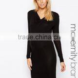 Mamalicious Long Sleeve Cowl Neck Knitted Sweater Dress China Supplier thumbnail-2