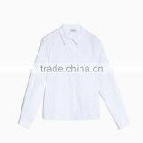 Concealed Button Fastening Straight Cut Classic Collar Poplin Shirt thumbnail-6
