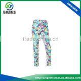 OEM Design 100%Polyester Woven Full Sublimation Pattern Lady Golf Long Pant thumbnail-1
