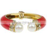 Glass Pearl Zinc Alloy Children Bangle Kids Plastic Bracelet Jewelry Bracelet thumbnail-3