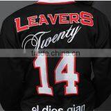 Customize Custom Youth Size Black Women Ladies Baseball Letterman Bomber Cheap American School Uniform College Varsity Jacket thumbnail-5