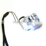 Brand New Mini Lens 60X Pocket Magnifier Microscope With LED Light Jewelry Jeweler Loupe Currency Dectector thumbnail-3
