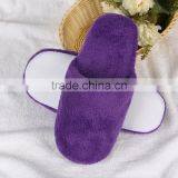 Wholesale Cheap Hotel Plastic Dot Cloth Sole Slipper thumbnail-2