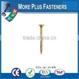 Made in Taiwan High Quality Stainless Steel Phillips Head Brass Self Tapping Screw thumbnail-5