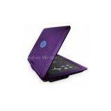 Purple PAL / NTSC Portable Dvd Players 10 Inch Screen With SD USB Games