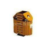 Custom Large Wooden Outside Dustbin for Amusement Park thumbnail-1
