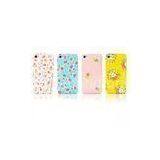 Lovely Smooth  Colorful flowers apple iphone 4 hard shell cover for children, students