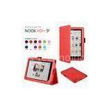 Rosy Stand Folio PU Nook Leather Case Protective With Auto Wake / Sleep