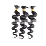 100% Raw Virgin Unprocessed Human Hair Bulk Soft and Smooth Top Quality Wholesale Cheap Virgin Indian Hair Bulk thumbnail-2
