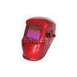 Red Led Auto Darkening Welding Helmet , Plastic Arc Welding Mask thumbnail-1