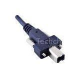 Hi-Flex USB2.0 4P B Male Camera USB Cable With Thumbscrew Lock , High Speed
