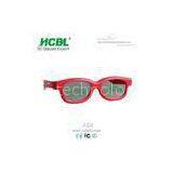 Fashional Kid Red 3D Glasses Compatible for DepthQ / X-mirrow 3D Theater thumbnail-1