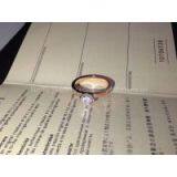 Neffly 925 Silver BV One Karat Diamond Wedding Ring Simple Models. thumbnail-2