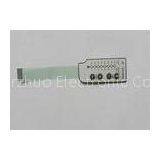 1.0 Pitch Small Metal Dome Red LED Membrane Switch With Tactile Feeling