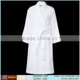 High Quality Luxury White Cotton Waffle Bathrobe,coral Fleece Bathrobe,terry Bathrobe thumbnail-2