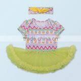 2017 New Hot Sell Summer Easter Day Green Suit, Baby Set ,high Quqlity , Romper With Headband thumbnail-2