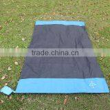 Small & Light 100% Nylon Ripstop Waterproof Beach Rug With Stake Loops Sand Free Beach Blanket thumbnail-2