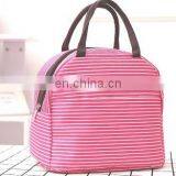 Portable Thermal Lunch Bags for Women Men Multifunction Oxford Striped Large Storage Tote Food Picnic Insulation Bags thumbnail-6