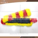 High Quality Fashion Colorful Fox Fur Scarf thumbnail-3