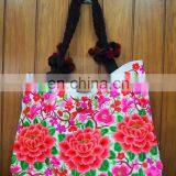 Thai Cotton Tote Bag Hmong JUMBO Fabric Tote Bag Hmong Hill Tribe Bags thumbnail-1