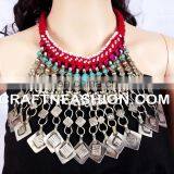 Indian Designer Tribal Fusion Afghani Old Coin NECKLACE - Vintage Festival Jewelry - Afghan Tribal Necklace thumbnail-2
