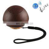 New Arrivals 2018 PC-1 Mini Portable Mushroom Shape Wood Wireless Stereo Speaker With Rope Speaker