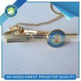 Printing Custom Logo Tie Clips/ Tie Pin With Chain thumbnail-1