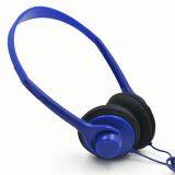3.5mm Noise Cancellation Blue Airline Headset Headphone thumbnail-2