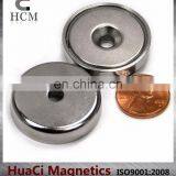 70 LB Holding Power Neodymium Cup Magnet 1.26" Magnetic Round Base thumbnail-6