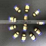 Copper Threaded Straight Joints, Tracheal Push-in Fittings, Pneumatic Components thumbnail-6