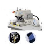 Direct drive computer button holing servomotor operated machine