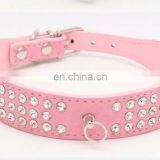 Three Rows Diamonds Pet Collar Leash Training Dog Pulling Rope Pet Neck Chain Pet Supplies thumbnail-4