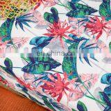 Bright Color High Quality Linen Cotton Digital Printing Green Leaf Dining Tablecloth Table Cloth With Decorative thumbnail-5