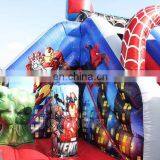 Super Hero Bouncy Castle Jumping Bouncer Kids Outdoor Inflatable Game Playground thumbnail-4