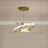 Living Room Chandelier Modern Minimalist Creative Led Duplex Building Ring Nordic Bedroom Dining Room Lamps thumbnail-4