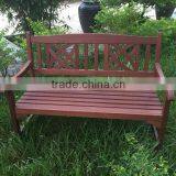 Flower Design FSC Eucalyptus Wood Bench - High Quality Oil Finishing Garden Bench - Vietnam Garden Furniture Products thumbnail-2