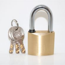 Top security anti theft waterproof cheap popular brass padlock with computer key