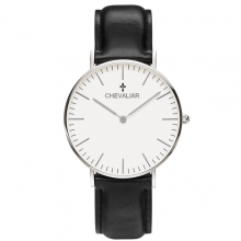 Stainless Steel Fashion Women Watches Man Genuine Leather Ultrathin Quartz Watch thumbnail-2